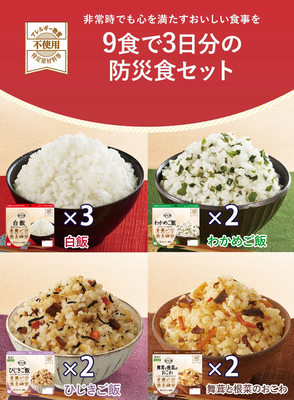 ウルトラマンコラボ　防災食セットマモルLP02